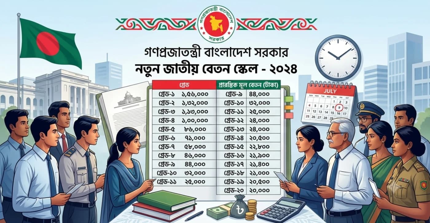 কোন গ্রেডের বেতন কত বাড়ছে